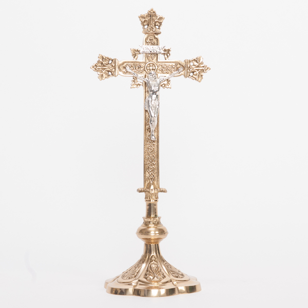 Zachariah's cross. A double cross, on one side side Zacharias and